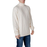 In My Hood Cream Polyester Turtleneck