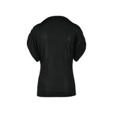 Dondup Black Viscose T-Shirt