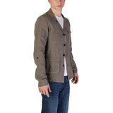 In My Hood Green Linen Blazer