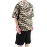 Valentino Brown Silk T-Shirt