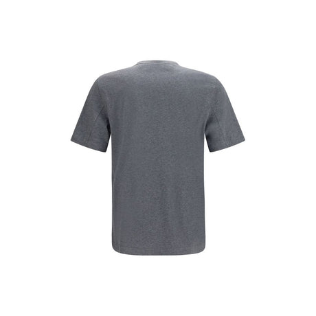 Brunello Cucinelli Blue Cotton T-Shirt