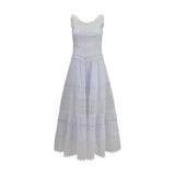 Charo Ruiz White Cotton Casual Dress