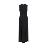 Ami Paris Black Viscose Casual Dress