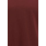 Comme Des Garçons Bordeaux Cotton T-Shirt