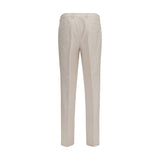 Brunello Cucinelli Beige Cotton Dress Pants