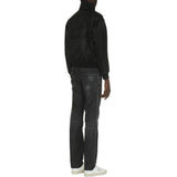 Saint Laurent Black Silk Bomber