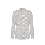 Dolce & Gabbana White Cotton Pattern Shirt
