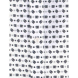 Dolce & Gabbana White Cotton Pattern Shirt