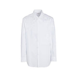 Valentino White Cotton Dress Shirt