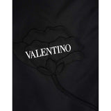 Valentino Black Nylon Bermuda Shorts