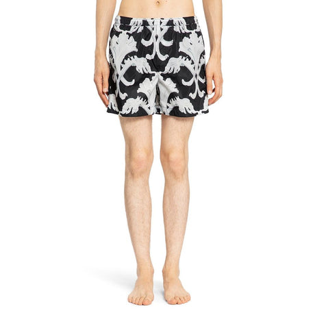 Valentino Black Polyamide Shorts