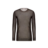 Valentino Brown Silk Sweatshirt
