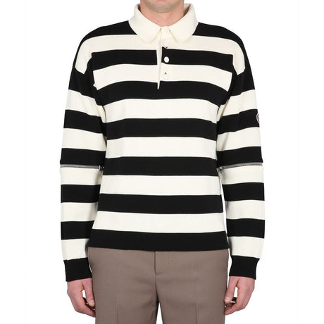Gucci White Cotton Polo Shirt