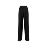 Prada Black Mohair Casual Pants