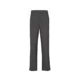 Prada Gray Virgin Wool Pants