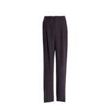 Saint Laurent Brown Silk Dress Pants