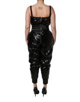 Dolce & Gabbana Black Sleeveless Romper Jumpsuit Dress