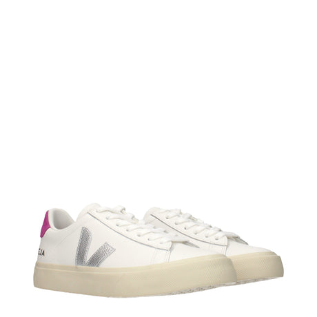 Veja Blue Leather Low Top Sneakers