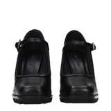 Max Mara Black Leather High Heel Pumps