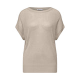 Street One Beige Viscose Sleeveles Sweater