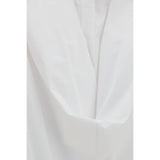 Balenciaga White Cotton Casual Dress