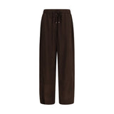 Ganni Brown Acetate Casual Pants