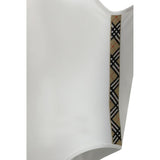 Burberry White Polyamide One-Piece Swimsuit