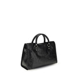 Balenciaga Black Lamb Ovis Aries Aries Shoulder Bag