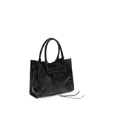 Balenciaga Black Lamb Ovis Aries Aries Shoulder Bag