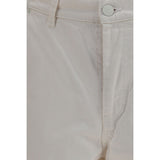 Ami Paris White Cotton Bermuda Shorts
