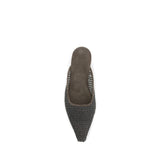 Brunello Cucinelli Brown Calf Leather Bos Taurus Ballet Flats