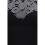 Marine Serre Black Polyamide Casual Dress