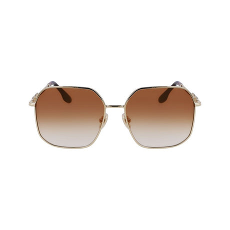 Victoria Beckham Gold Metal Sunglasses