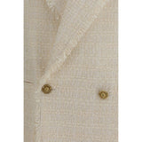 Balmain Beige Polyester Jacket