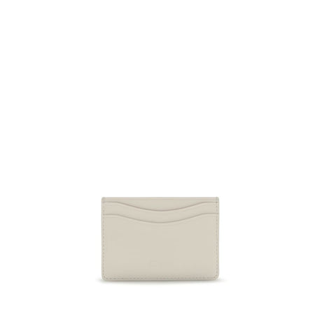 Ganni White Recycled Leather Wallet