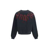 Palm Angels Black Cotton Sweatshirt