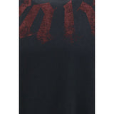 Palm Angels Black Cotton T-Shirt