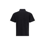 Palm Angels Black Cotton Polo Shirt
