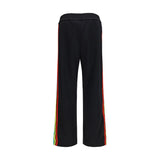 Palm Angels Black Polyester Athletic Pants