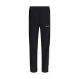 Palm Angels Black Polyester Athletic Pants