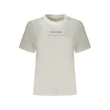 Calvin Klein White Cotton Women T-Shirt