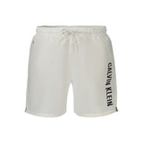 Calvin Klein White Polyester Men's Short