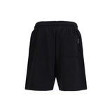 Palm Angels Black Cotton Bermuda Shorts