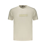 Napapijri White Cotton Men's T-Shirt