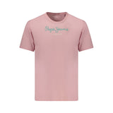 Pepe Jeans Pink Cotton Men's T-Shirt