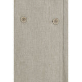 Max Mara Brown Linen Trench Coat