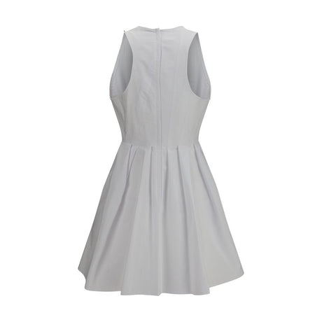 Max Mara White Cotton Casual Dress