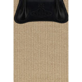 Vivienne Westwood Beige Raffia Shoulder Bag