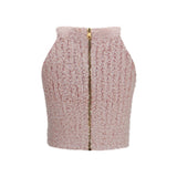 Balmain Multicolor Viscose Sleeveles T-Shirt