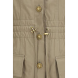 Balmain Beige Cotton Casual Dress